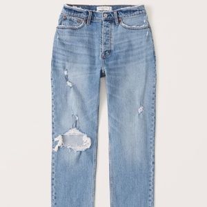 Size 22 TALL  curve love high rise dad jean / 155-555-2664-280 Abercrombie&Fitch
